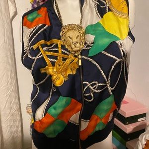 Beautiful silk Polo vest with beautiful design and colors